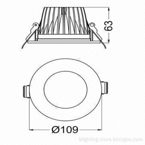 Waterproof COB LED Downlight